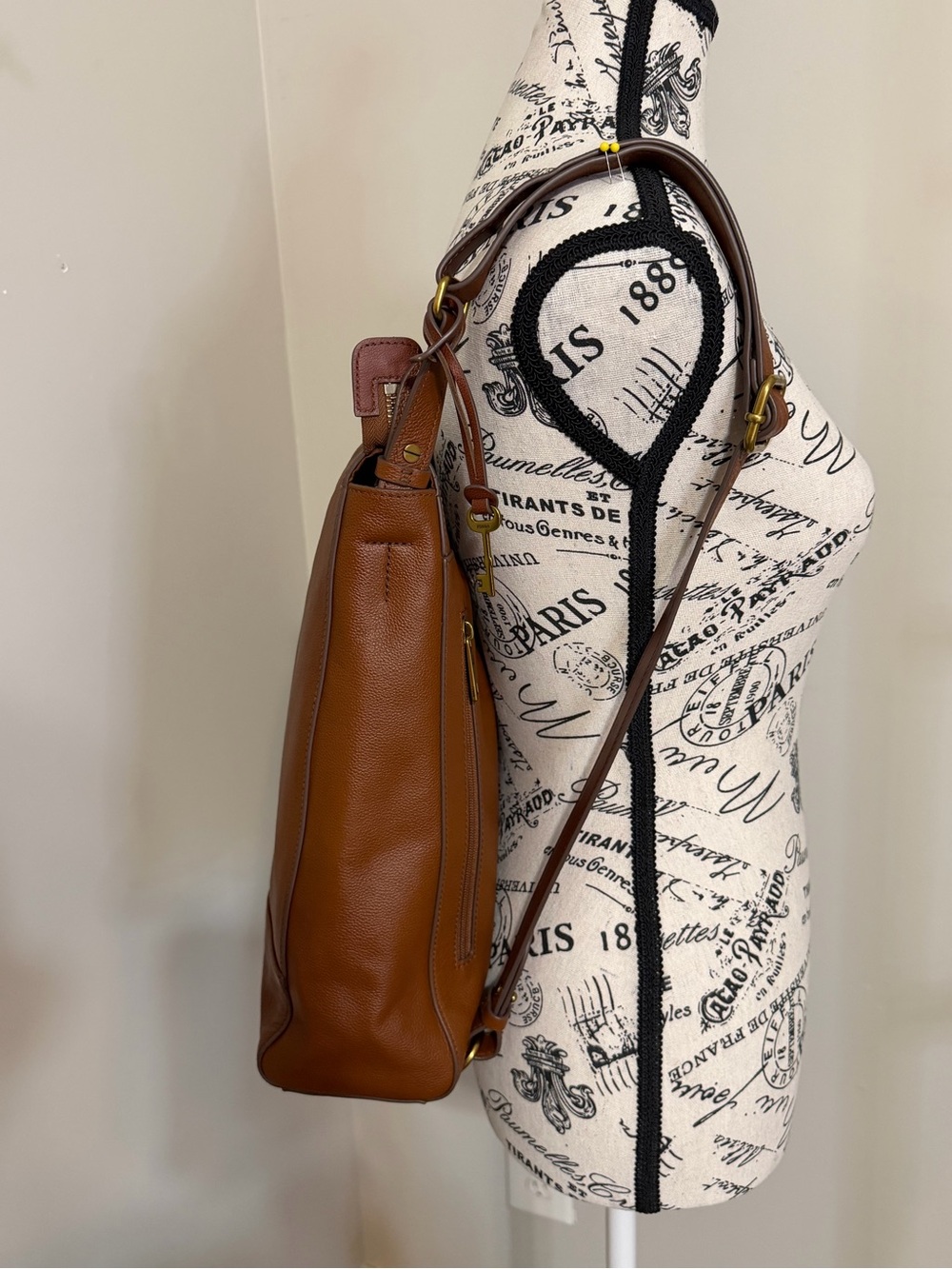 Fossil Elina Convertible Backpack Shoulder Bag Crossbody - Picture 10 of 14